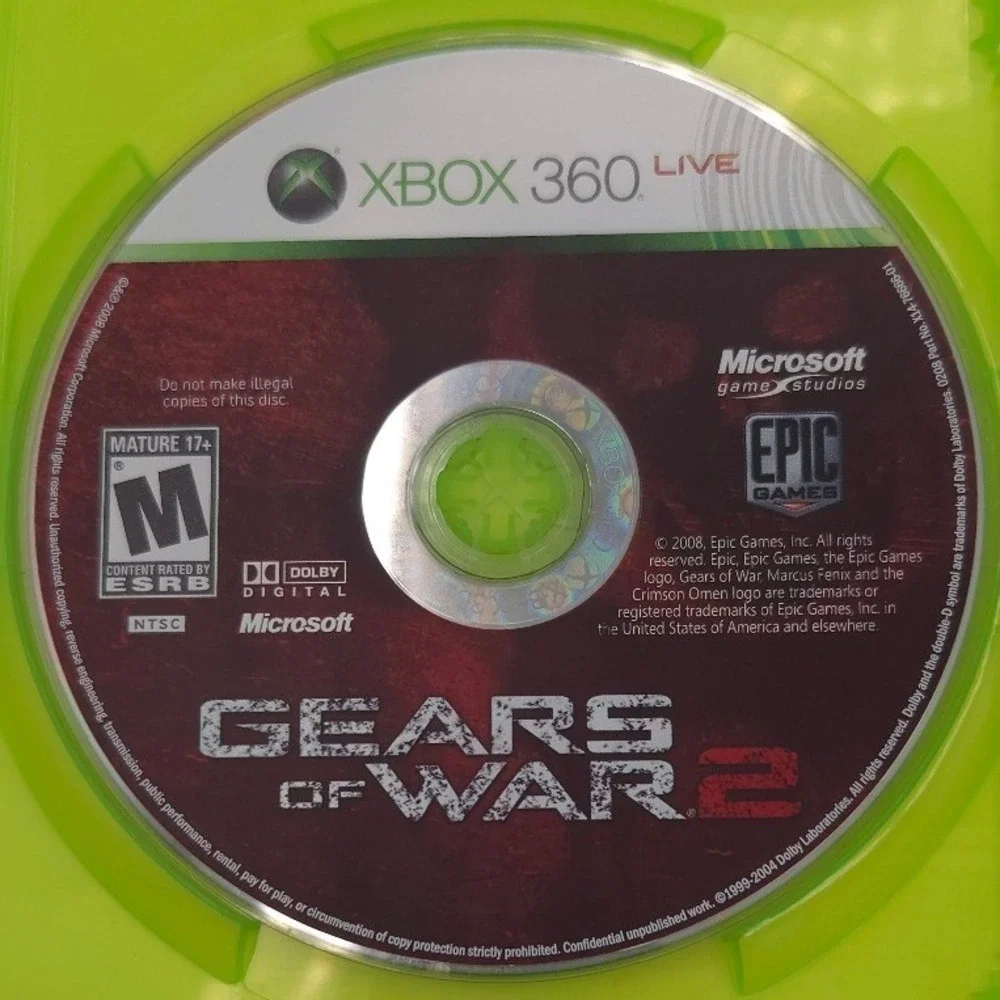 Gears of War 2 - Xbox 360 - Authentic CIB w/ Manual - Microsoft - Tested